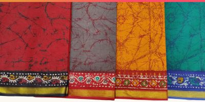Batik pattern sarees by Shree Suchitra 2