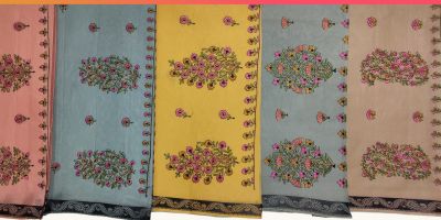 Embroidered Cotton sarees by Shree Suchitra 8
